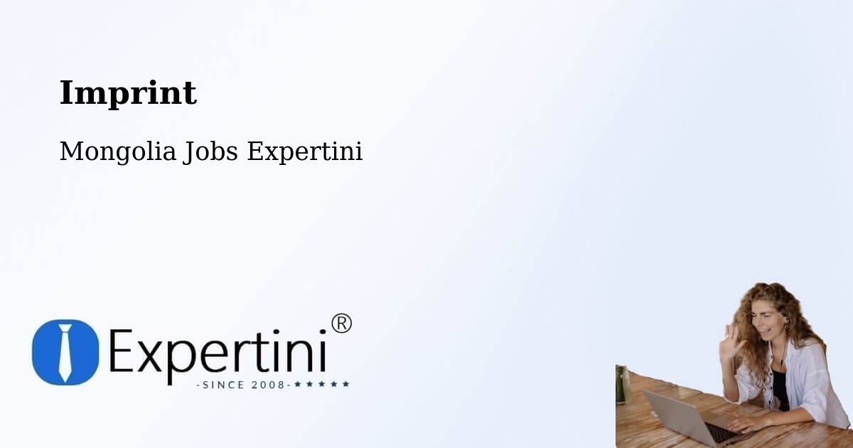 Imprint – Üyönch - Mongolia Jobs Expertini