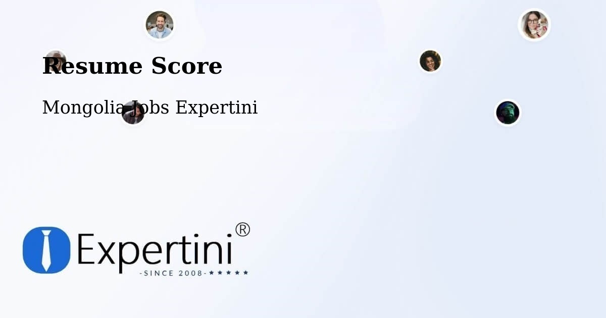 Resume Score & Job Description Match Tool – Üyönch - Mongolia Jobs Expertini